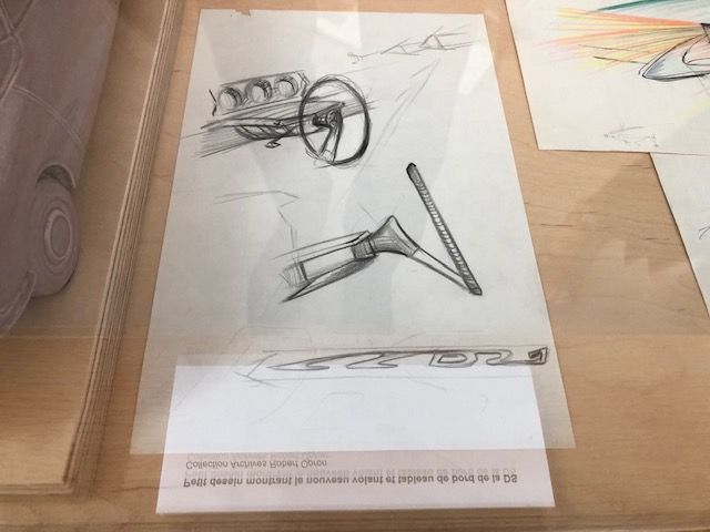 Croquis d'un volant