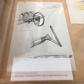 Croquis d'un volant